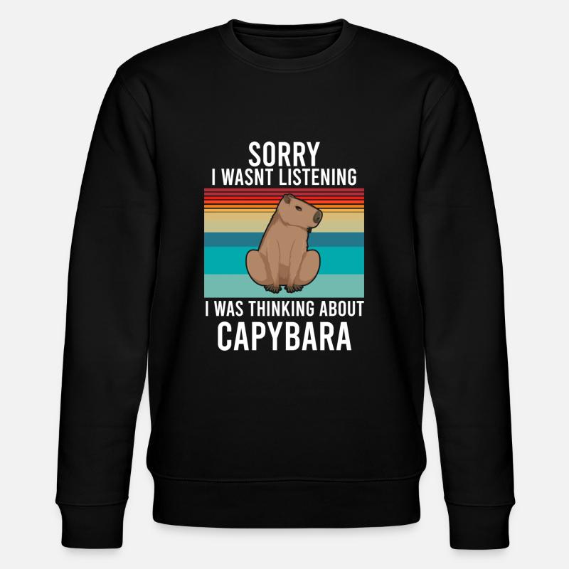 Capybara - Sweat bio CHANGER Stanley/Stella Unisexe - noir