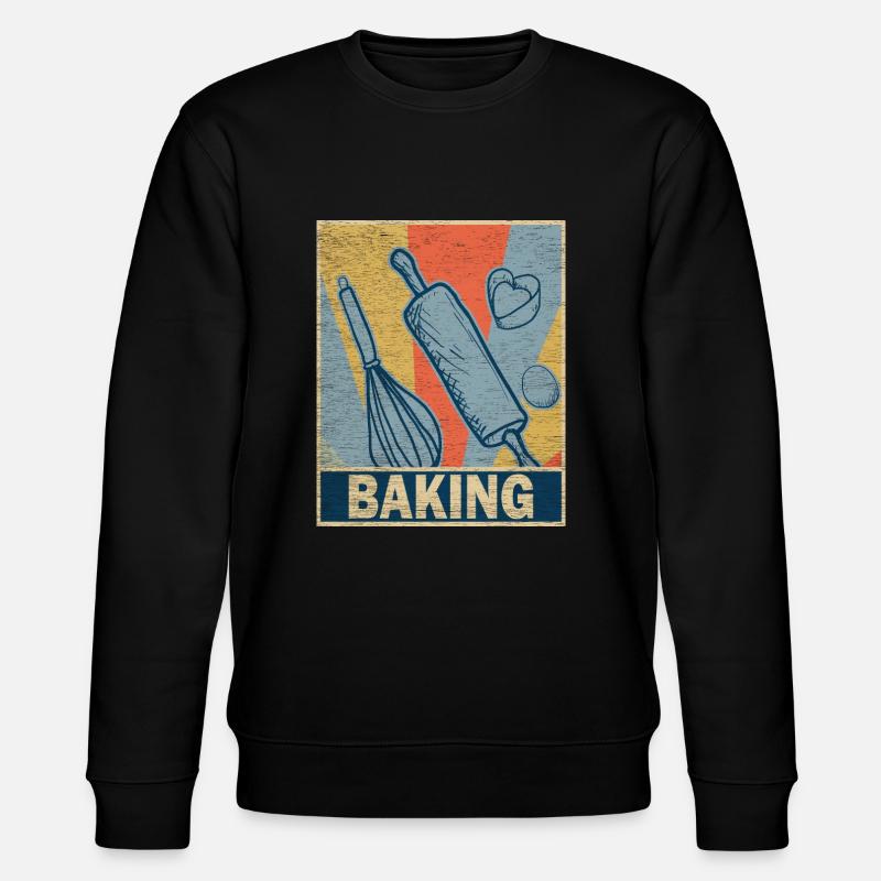 Baker baking profession - Stanley/Stella CHANGER Unisex Organic Sweatshirt - black