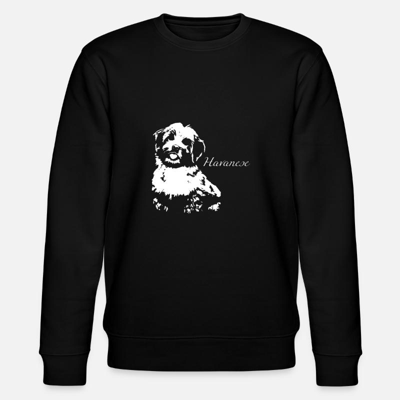 Havanese Havanese - Stanley/Stella CHANGER Unisex Organic Sweatshirt - black