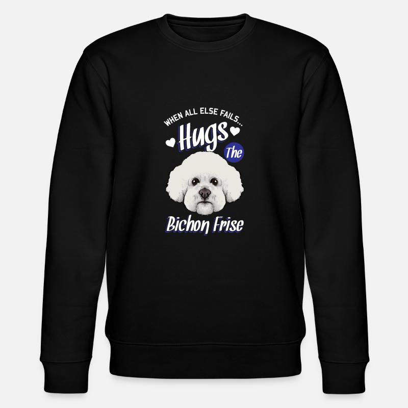 Bichon Frise - Stanley/Stella Unisex Bio-Sweatshirt CHANGER  - Schwarz