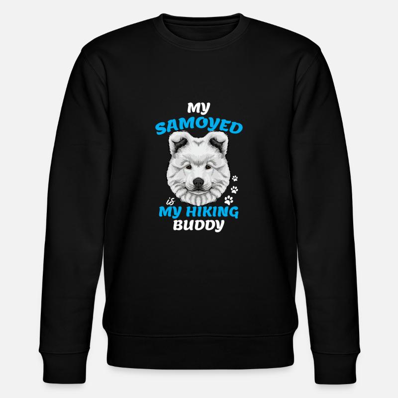 Samojede Samoyed - Stanley/Stella Unisex Bio-Sweatshirt CHANGER  - Schwarz