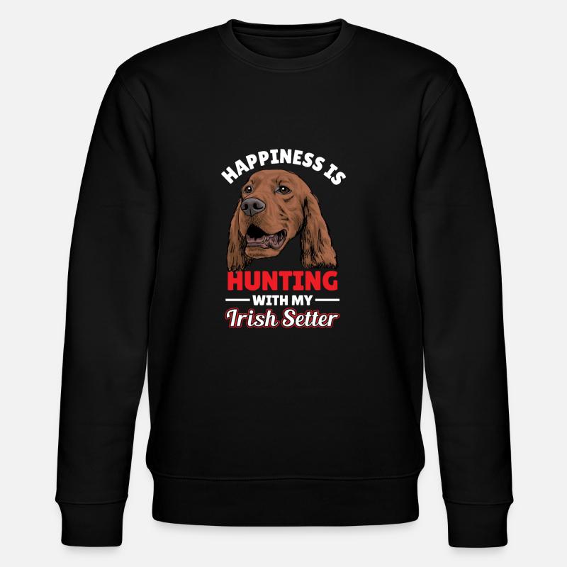 Irish Setter - Stanley/Stella Unisex Bio-Sweatshirt CHANGER  - Schwarz