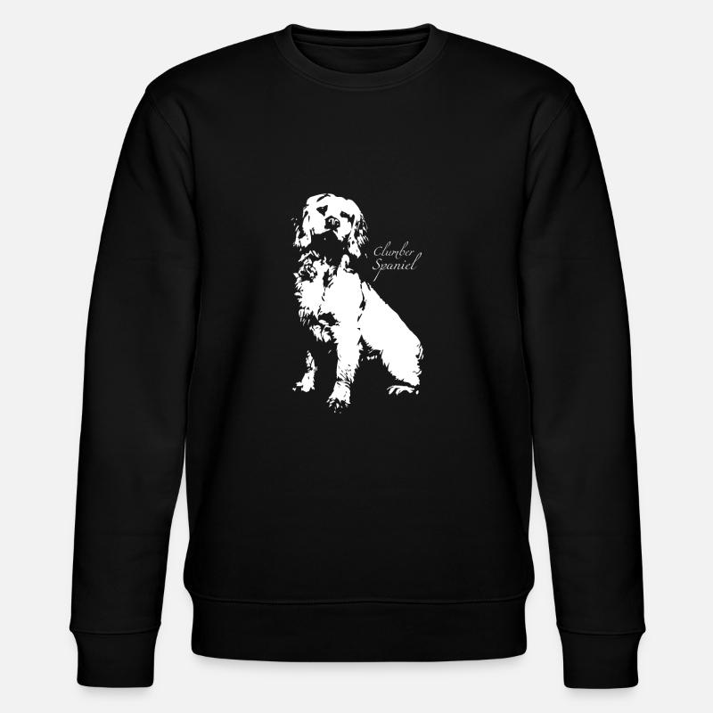 Épagneul Clumber - Sweat bio CHANGER Stanley/Stella Unisexe - noir