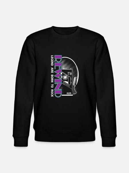 Retro Cassette - Stanley/Stella Unisex Bio-Sweatshirt CHANGER - Schwarz