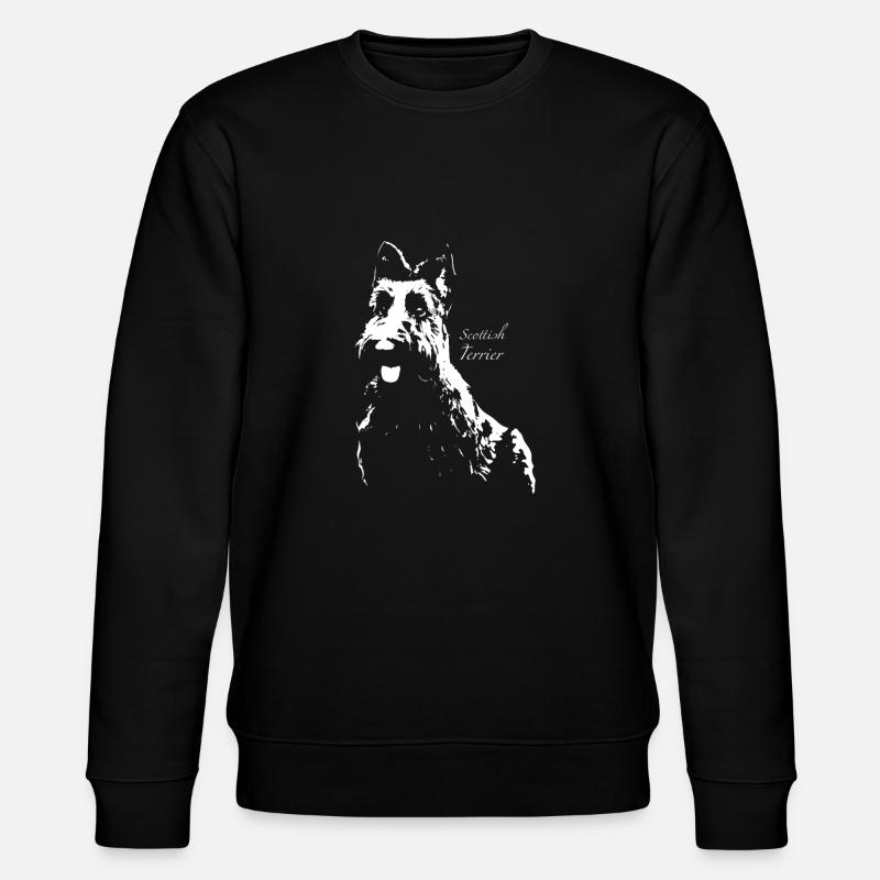 Scottish Terrier - Stanley/Stella CHANGER Unisex Organic Sweatshirt - black