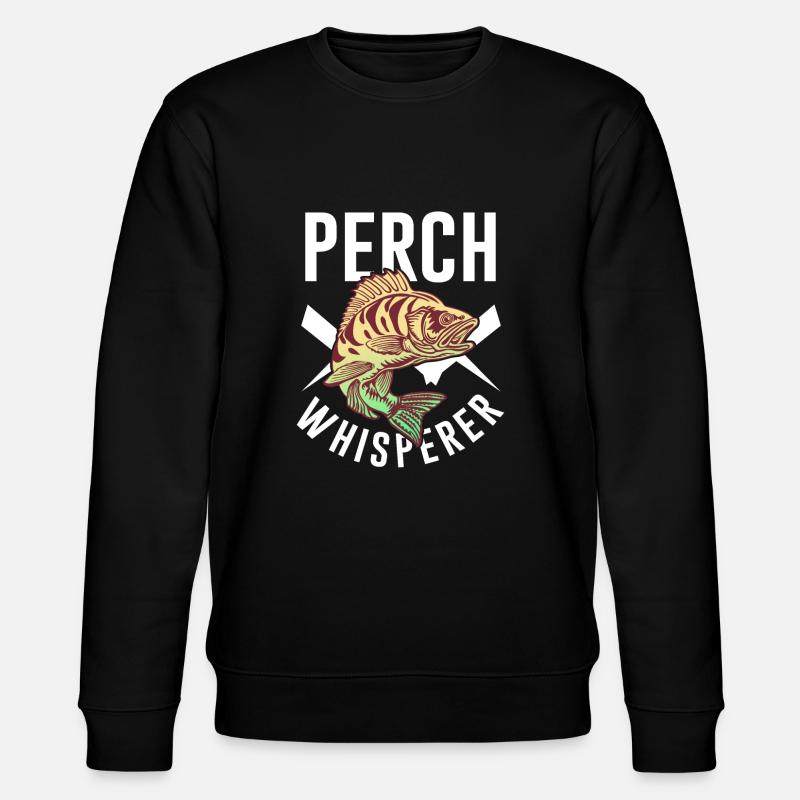 Perche murmure poisson drôle - Sweat bio CHANGER Stanley/Stella Unisexe - noir