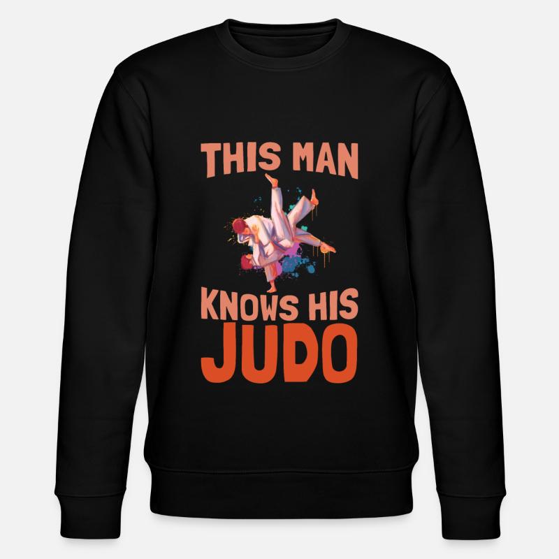 Judo Judoka - Stanley/Stella Unisex Bio-Sweatshirt CHANGER  - Schwarz