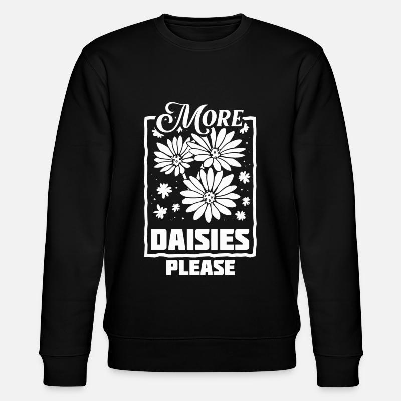 Hobbygärtner Garten Gärtner Gänseblume - Stanley/Stella Unisex Bio-Sweatshirt CHANGER  - Schwarz