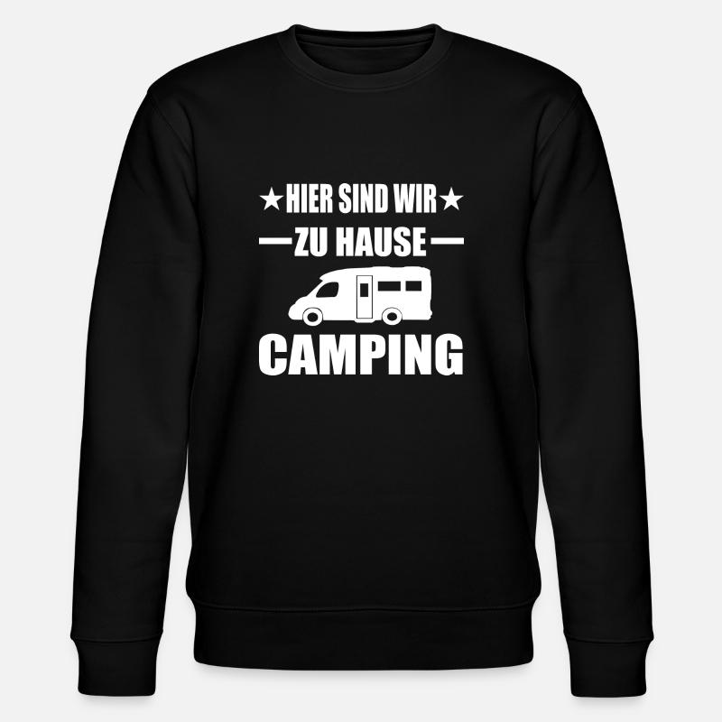 Camping - Stanley/Stella Unisex Bio-Sweatshirt CHANGER  - Schwarz
