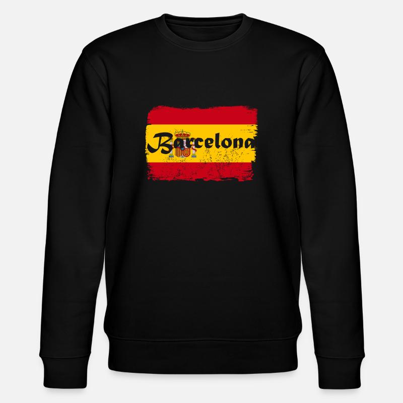 Barcelona - Stanley/Stella Unisex Bio-Sweatshirt CHANGER  - Schwarz