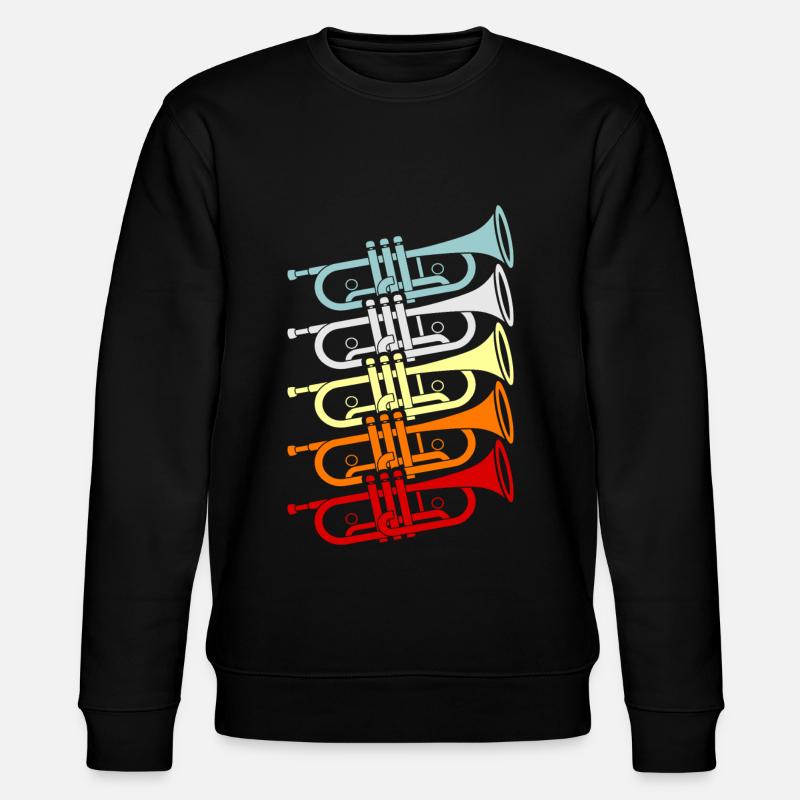 Trompette - Sweat bio CHANGER Stanley/Stella Unisexe - noir