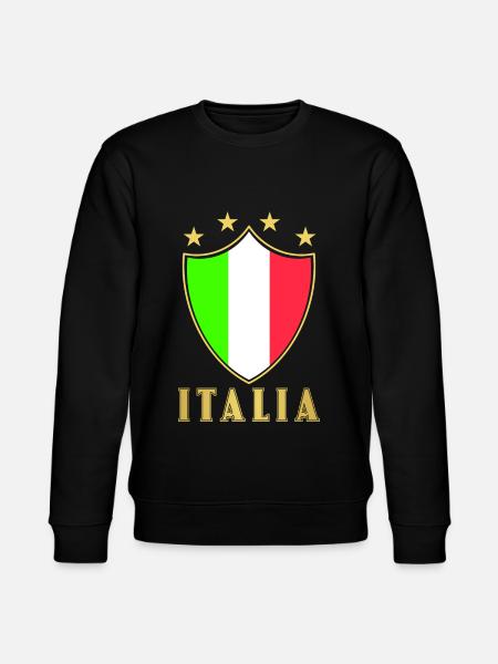 Italia Football - Stanley/Stella CHANGER Unisex Organic Sweatshirt - black