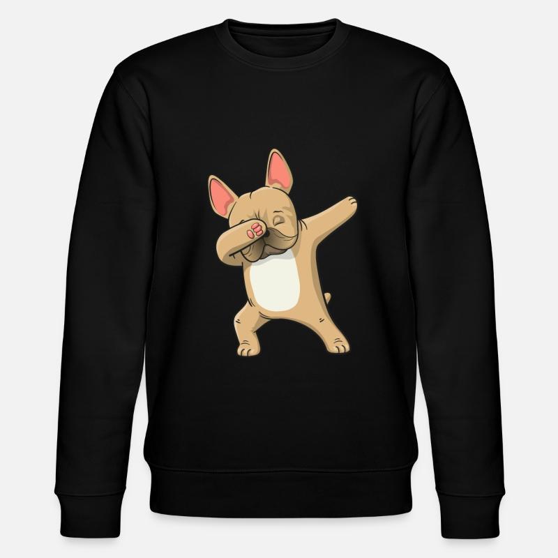 Bouledogue français - Sweat bio CHANGER Stanley/Stella Unisexe - noir