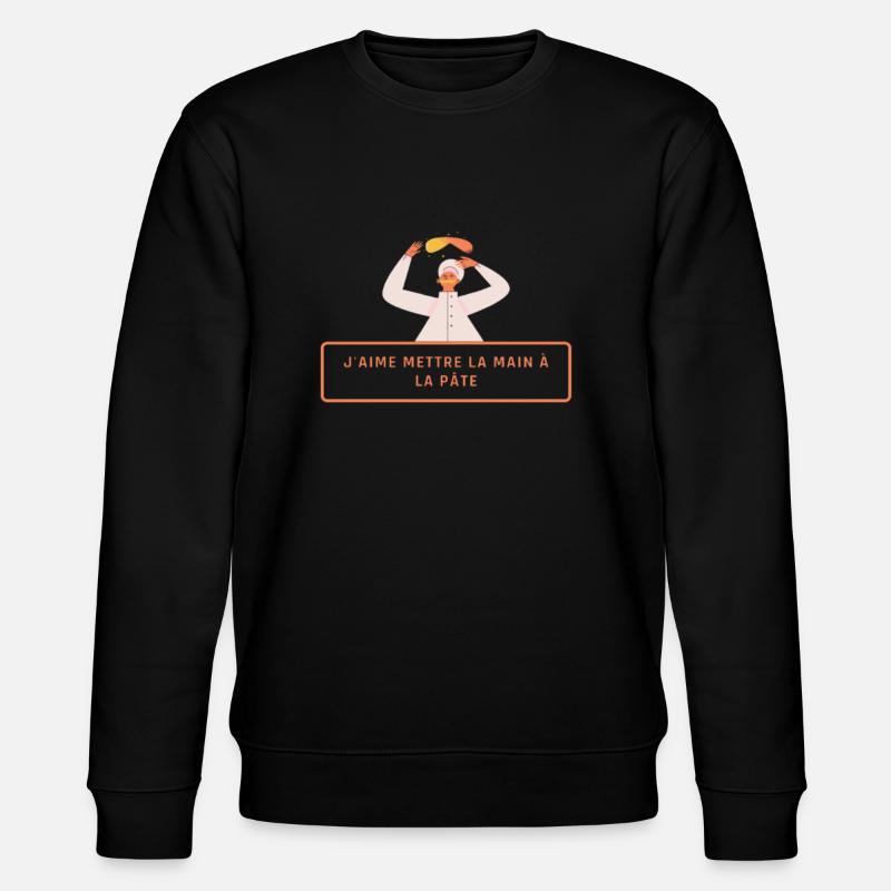 J'aime mettre la main à la pâte ! - Sweat bio CHANGER Stanley/Stella Unisexe - noir