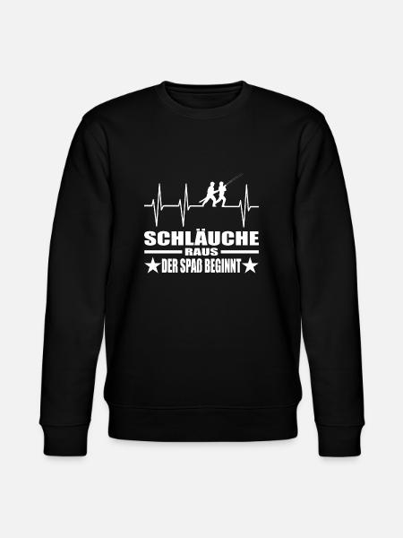Feuerwehr - Stanley/Stella Unisex Bio-Sweatshirt CHANGER  - Schwarz