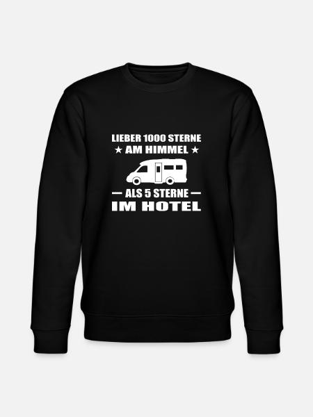 Camping - Stanley/Stella Unisex Bio-Sweatshirt CHANGER  - Schwarz