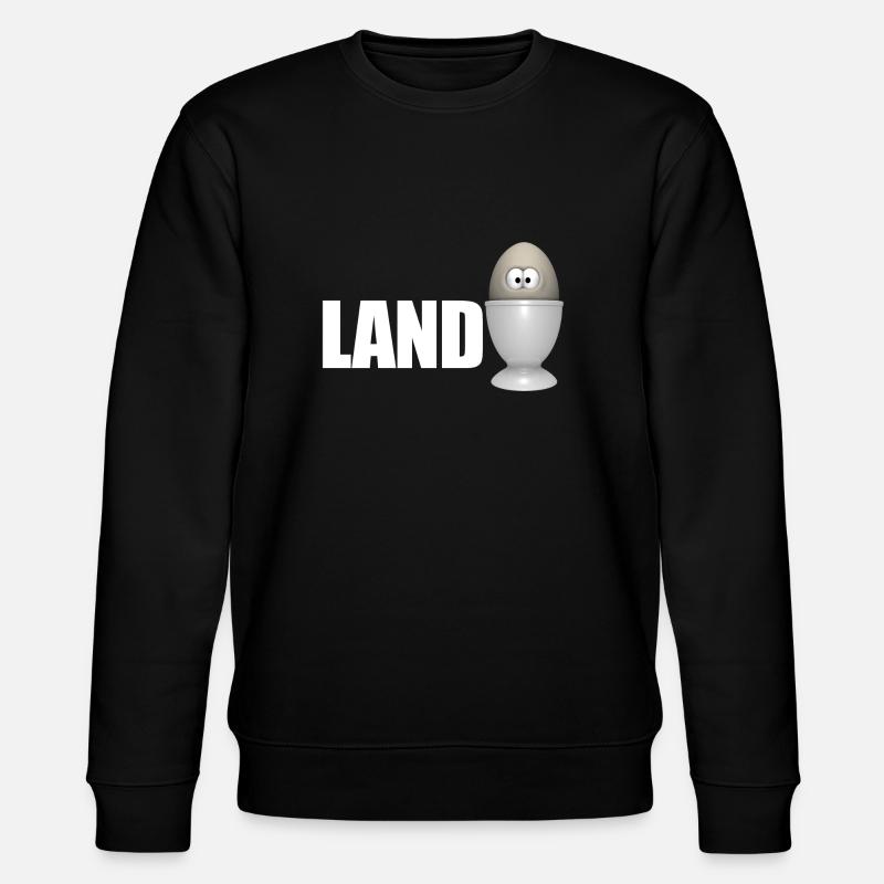 Landei - Stanley/Stella Unisex Bio-Sweatshirt CHANGER  - Schwarz