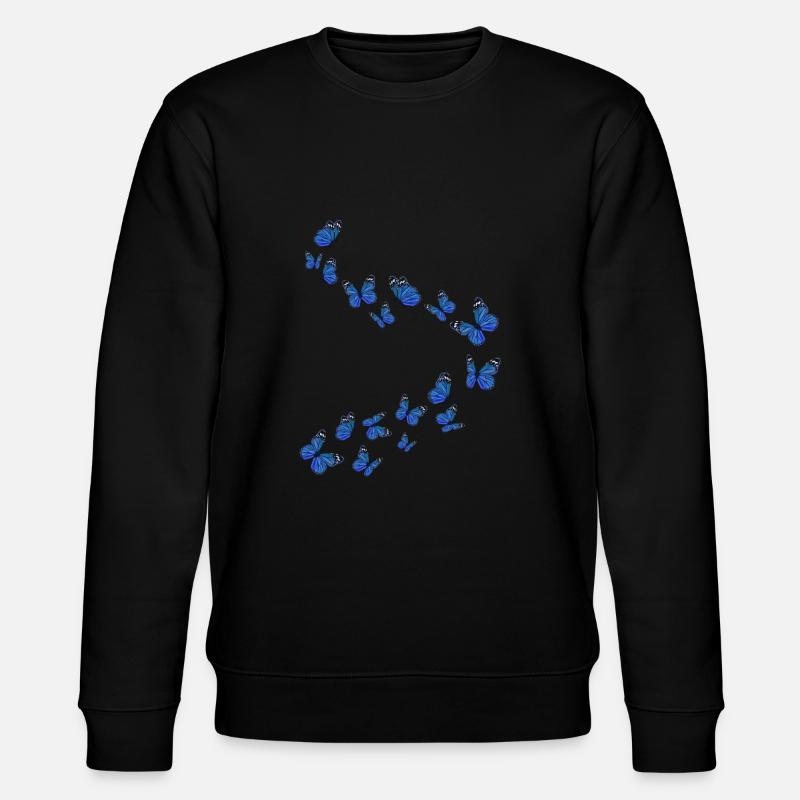Fille Beau papillon - Sweat bio CHANGER Stanley/Stella Unisexe - noir