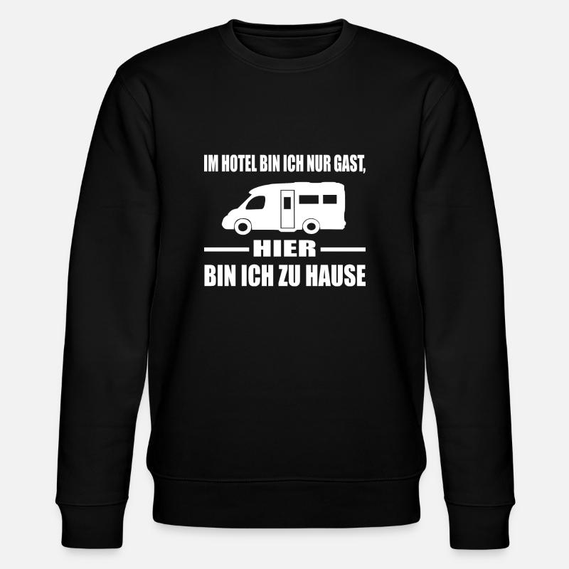 Camping - Stanley/Stella Unisex Bio-Sweatshirt CHANGER  - Schwarz