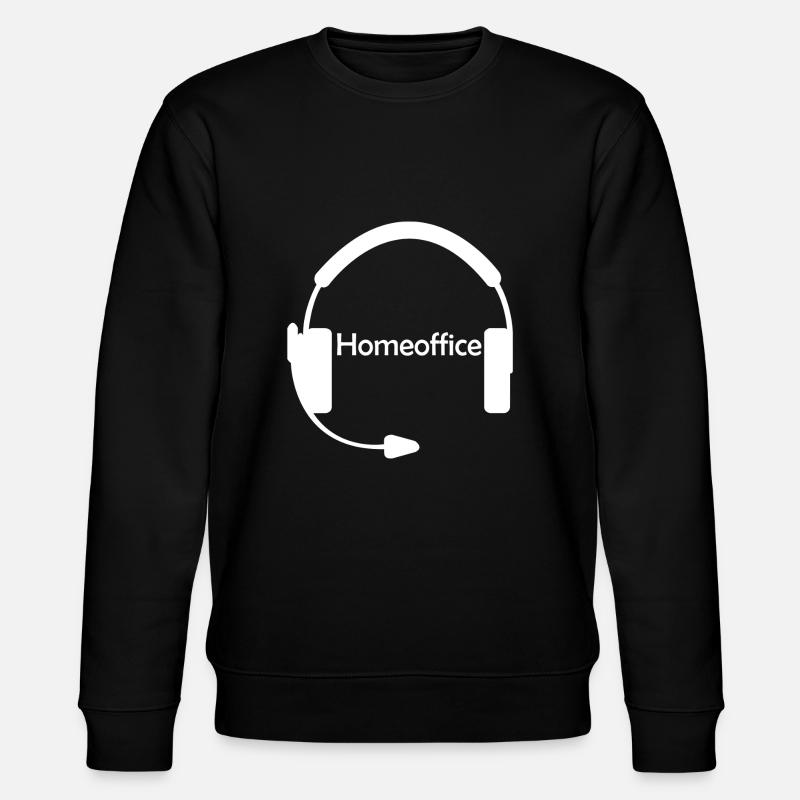 Homeoffice - Headset - Stanley/Stella Unisex Bio-Sweatshirt CHANGER - Schwarz