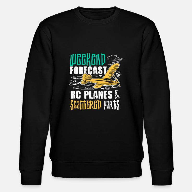 RC cadeau d’avion pour un rc pilot - Sweat bio CHANGER Stanley/Stella Unisexe - noir