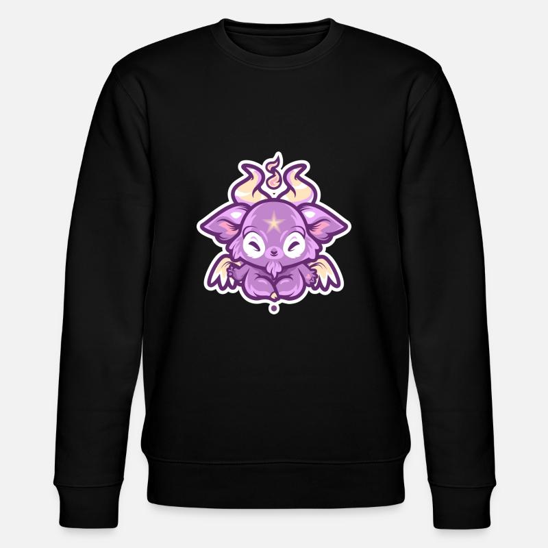 Cute Satan - Stanley/Stella Unisex Bio-Sweatshirt CHANGER  - Schwarz