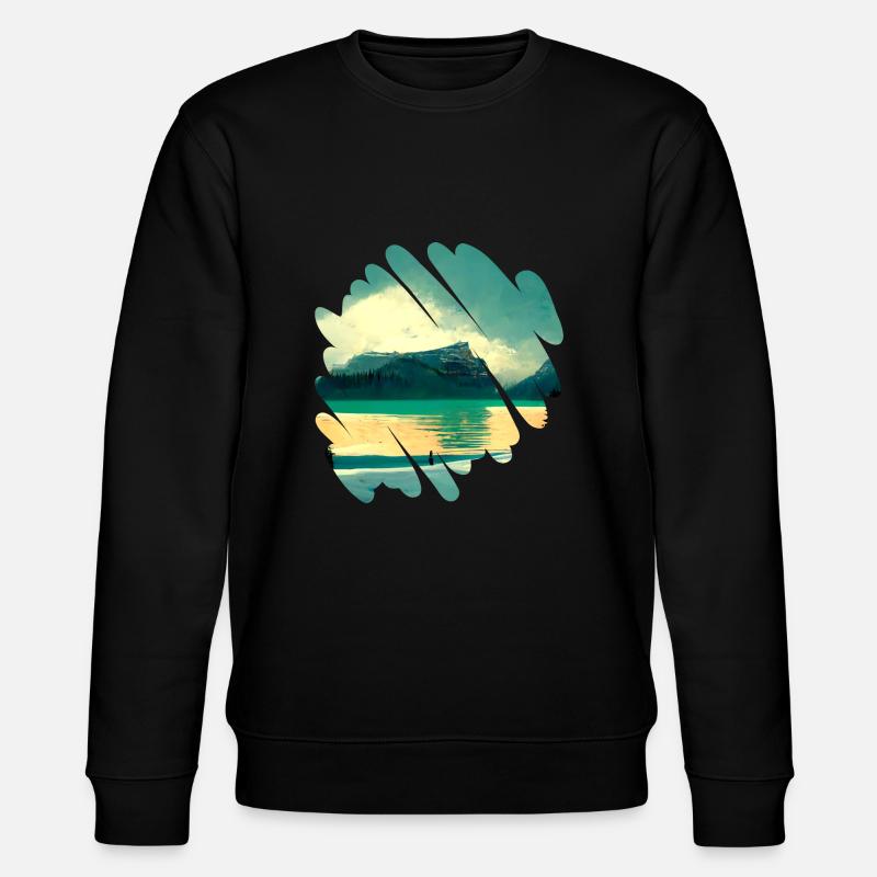 Belle nature, paysage - Sweat bio CHANGER Stanley/Stella Unisexe - noir