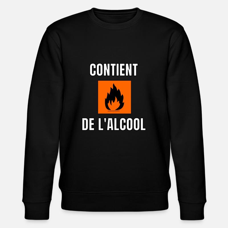 Contient de l’alcool - Sweat bio CHANGER Stanley/Stella Unisexe - noir
