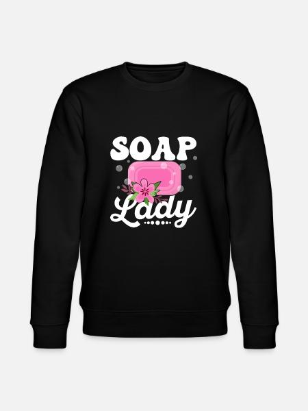 Soap Lady Soapmaking Soapmaker - Stanley/Stella CHANGER Unisex Organic Sweatshirt - black