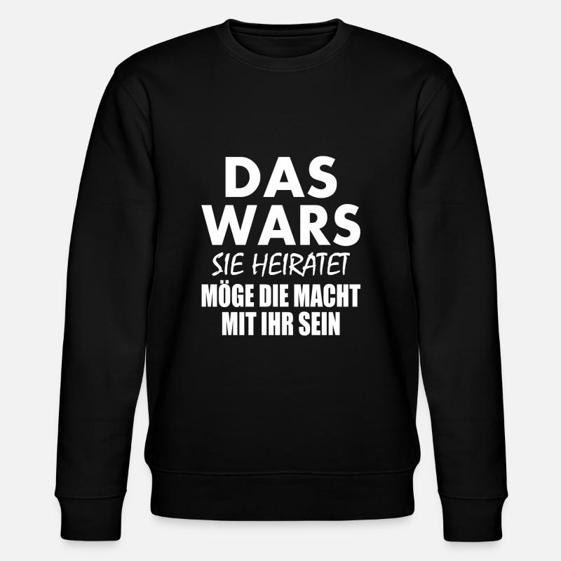 Das wars - Stanley/Stella Unisex Bio-Sweatshirt CHANGER  - Schwarz