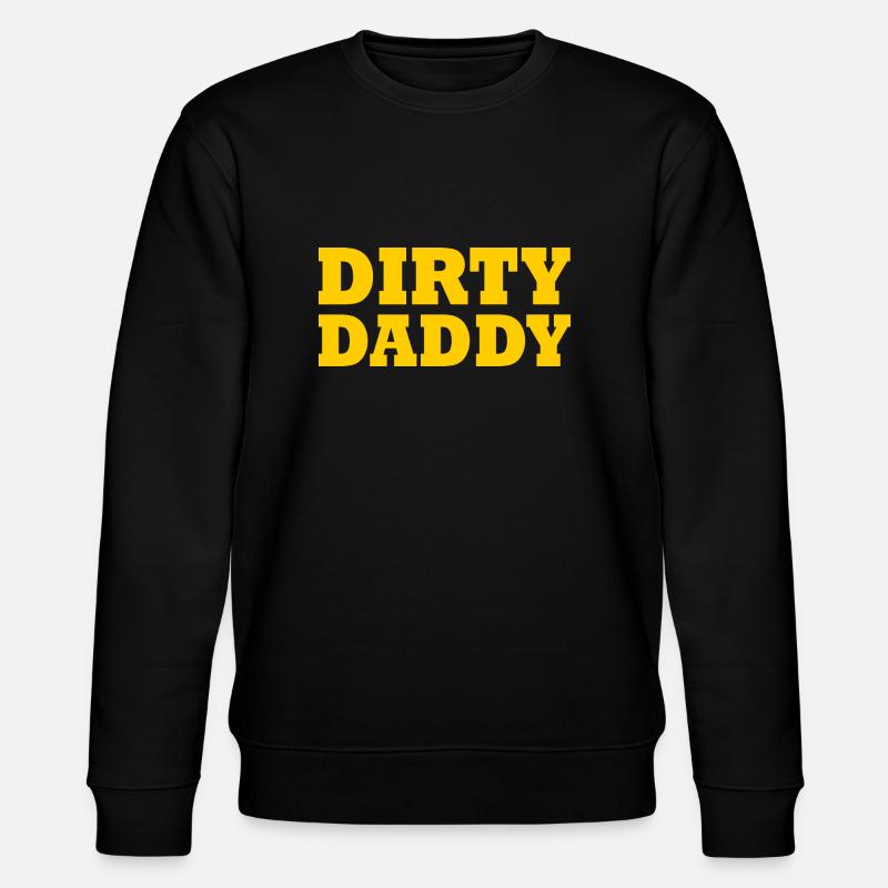 Dirty daddy - Stanley/Stella Unisex Bio-Sweatshirt CHANGER  - Schwarz