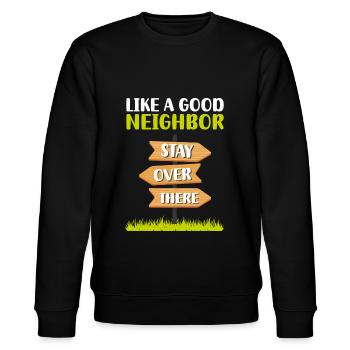 Neighborhood Friends Beer Initiation - Stanley/Stella CHANGER Unisex Organic Sweatshirt - black - Front - Nik (191cm) & Marisol (170cm)