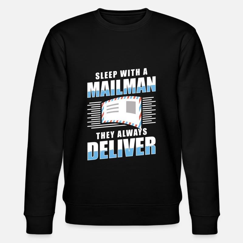 Post Mail Letter Carrier - Stanley/Stella CHANGER Unisex Organic Sweatshirt - black