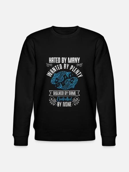 Pisces Astrology Constellation - Stanley/Stella CHANGER Unisex Organic Sweatshirt - black