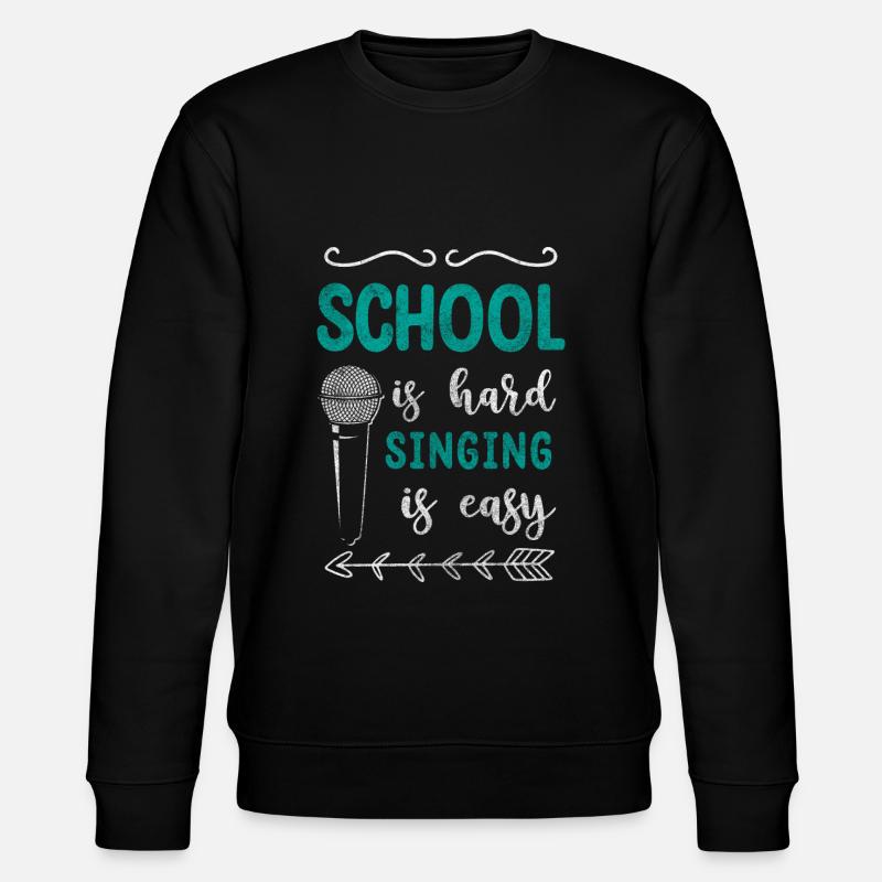 Singer Passion Musical - Stanley/Stella CHANGER Unisex Organic Sweatshirt - black