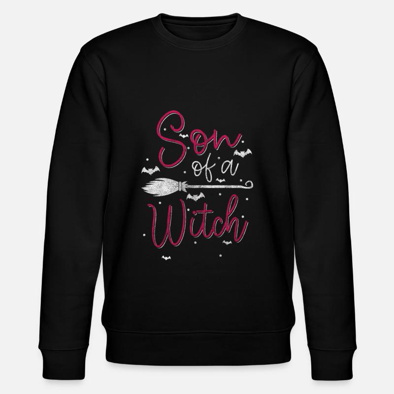 Hexerei Frau Halloween Wicca - Stanley/Stella Unisex Bio-Sweatshirt CHANGER  - Schwarz