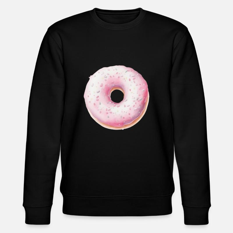 Doughnut - Stanley/Stella CHANGER Unisex Organic Sweatshirt - black
