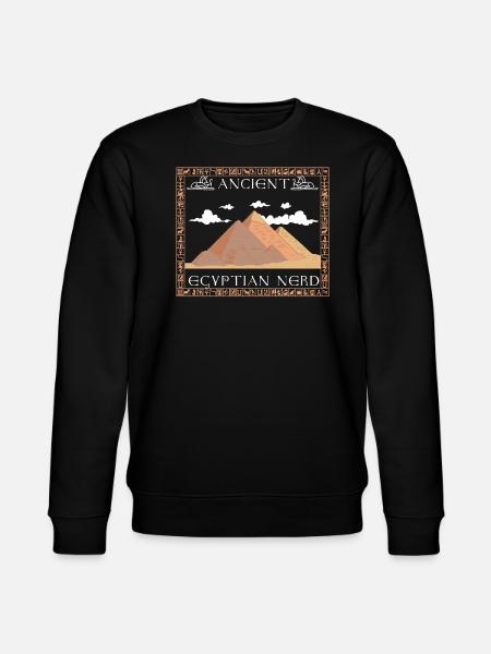 Ancient Egyptian Nerd - Stanley/Stella CHANGER Unisex Organic Sweatshirt - black