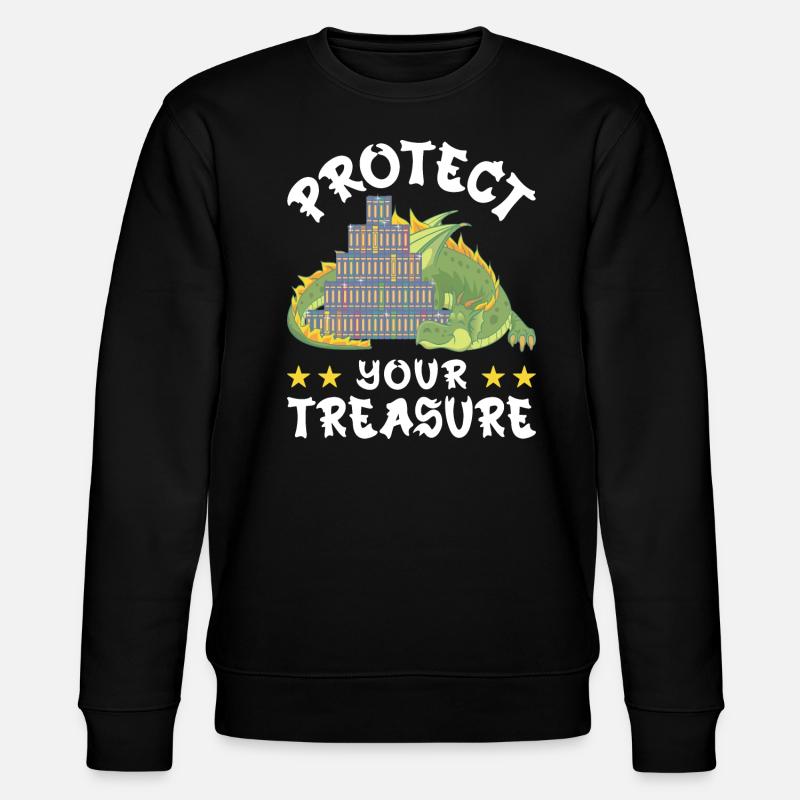 Protect your treasure - Stanley/Stella CHANGER Unisex Organic Sweatshirt - black