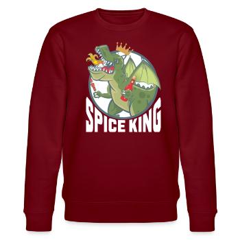Roi des épices - Sweat bio CHANGER Stanley/Stella Unisexe - bordeaux - Devant - Nik (191cm) & Marisol (170cm)