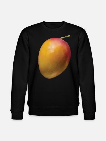 Mango Frucht Geschenk - Stanley/Stella Unisex Bio-Sweatshirt CHANGER - Schwarz