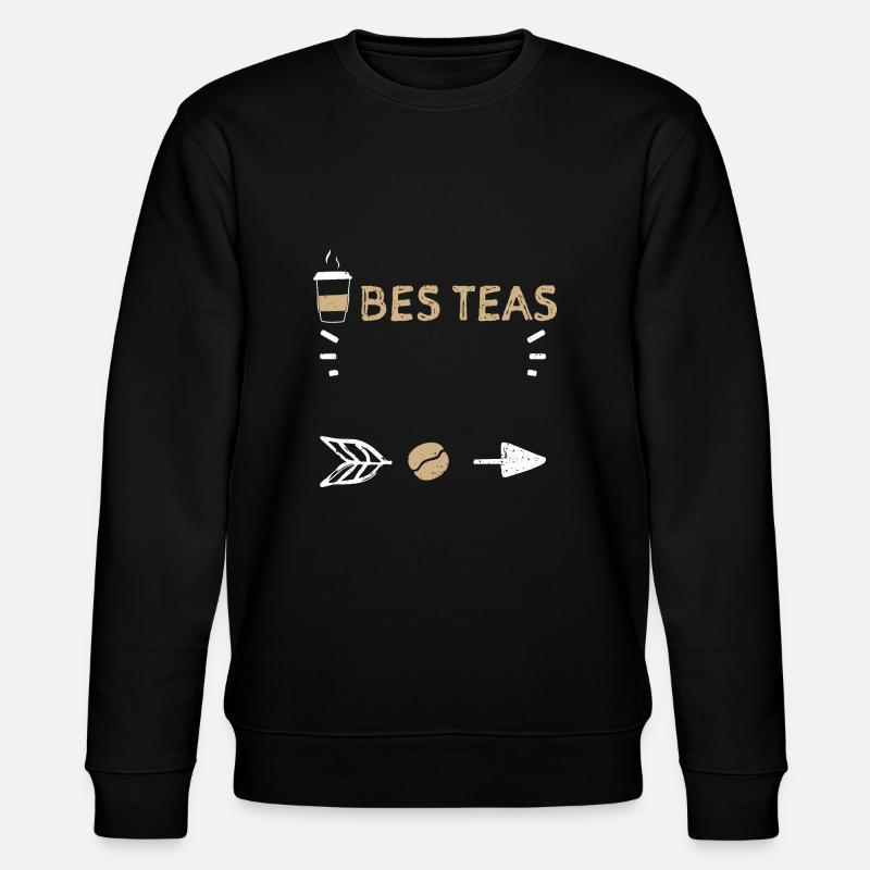 Bes Teas - Coffee - Stanley/Stella Unisex Bio-Sweatshirt CHANGER  - Schwarz