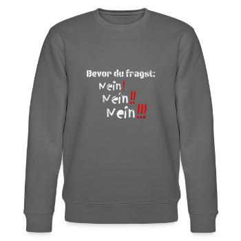 Avant de demander: NON! grande idée cadeau pour TOUT LE MONDE - Sweat bio CHANGER Stanley/Stella Unisexe - bordeaux - Devant - Nik (191cm) & Marisol (170cm)