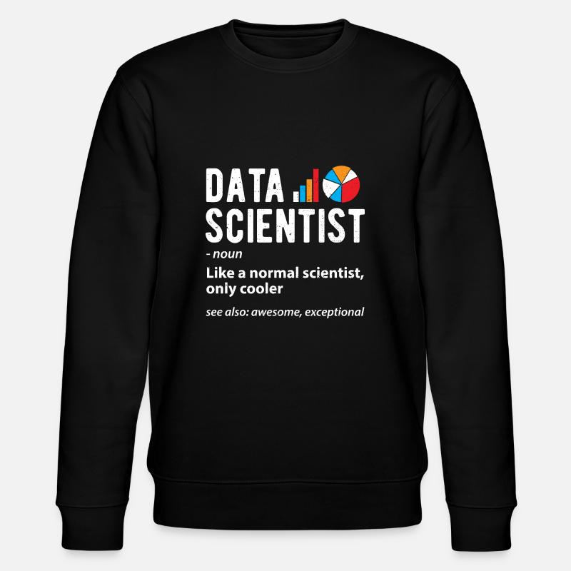 Data Scientist - Wissenschaften - Stanley/Stella Unisex Bio-Sweatshirt CHANGER  - Schwarz