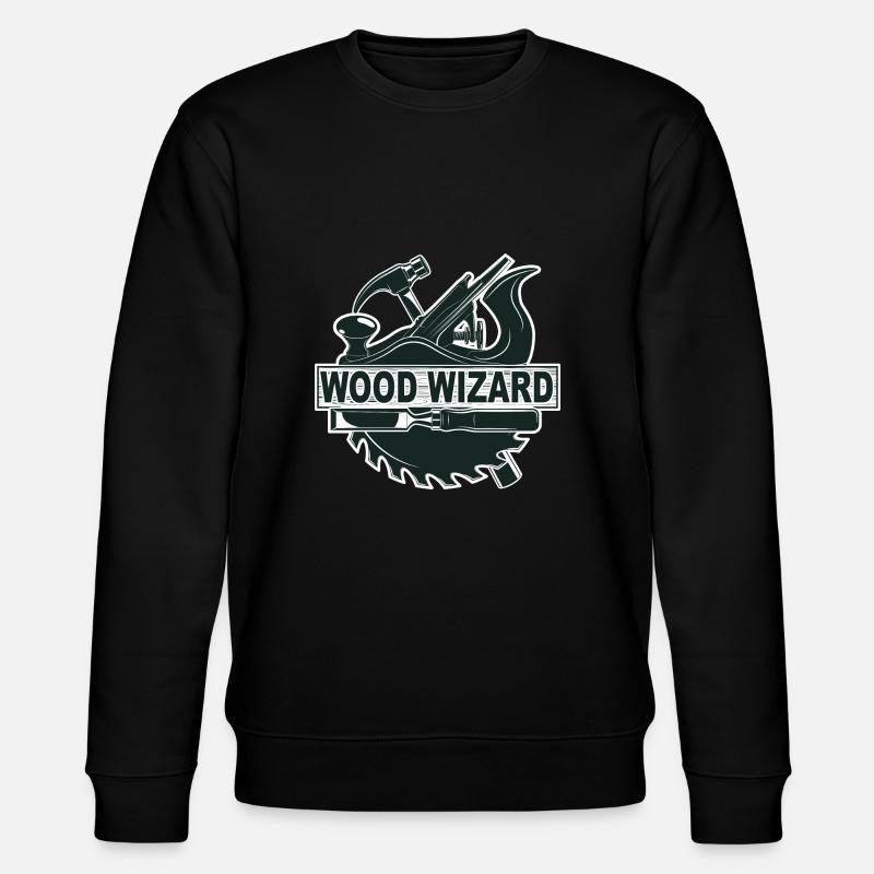 Assistant du bois de menuiserie - Sweat bio CHANGER Stanley/Stella Unisexe - noir
