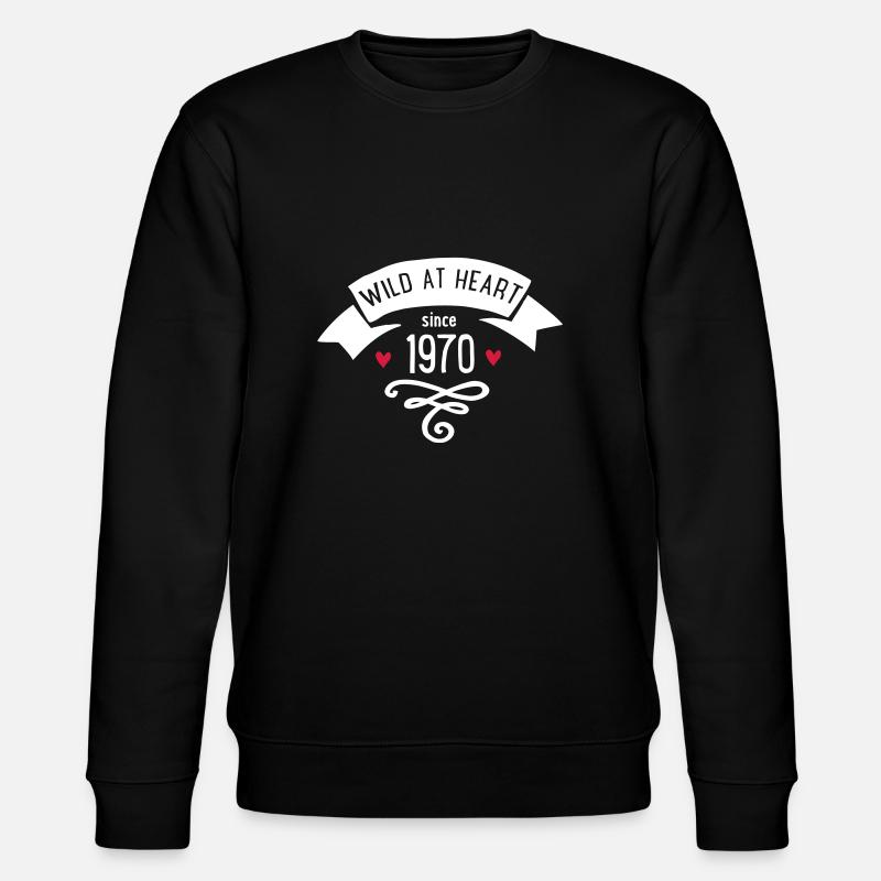 1970 - Stanley/Stella Unisex Bio-Sweatshirt CHANGER  - Schwarz