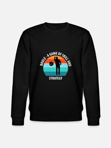 Boule Petanque Boccia Boules - Stanley/Stella CHANGER Unisex Organic Sweatshirt - black