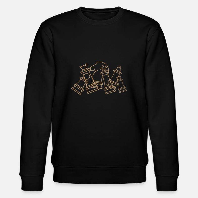 Schach - Stanley/Stella Unisex Bio-Sweatshirt CHANGER  - Schwarz