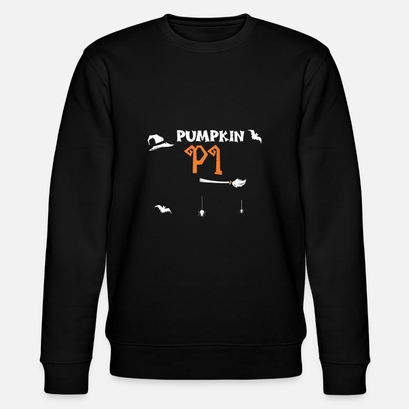 Pumpkin Pi - Halloween - Stanley/Stella Unisex Bio-Sweatshirt CHANGER - Schwarz
