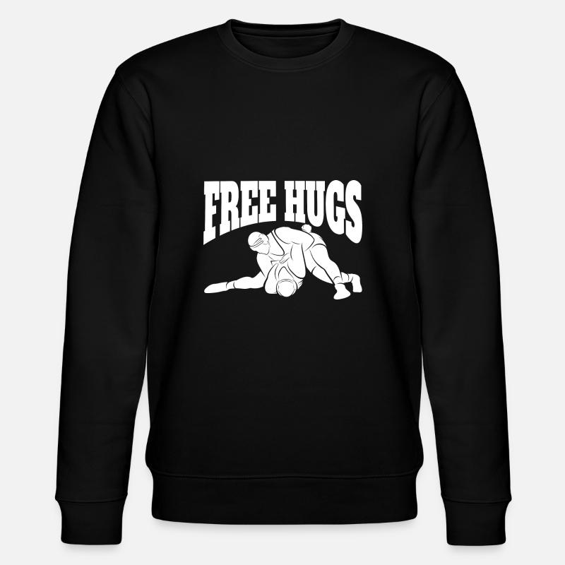 Lutte gratuite Hugs - Sweat bio CHANGER Stanley/Stella Unisexe - noir